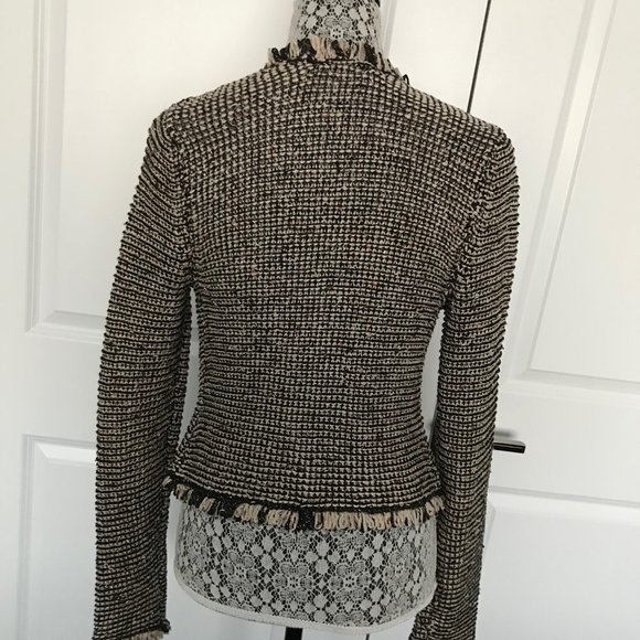 H&M Fringed Knit Jacket - Picture 4 of 9